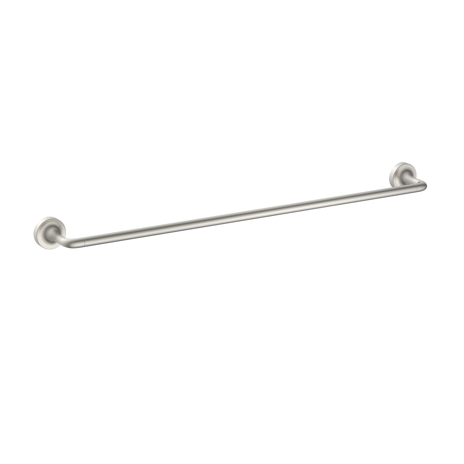 (1 pack) Better Homes & Gardens Clean Modern 24 Inch Wall Mount Towel Bar, Satin Nickel