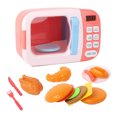 thumbnail image 4 of Nios Microondas Juguete Electrónico Juego De Imaginación Educativo Rosa 13pcs Sunnimix jugar microondas para niños, 4 of 7
