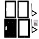 thumbnail image 3 of Protector acrílico Nikou de 7 pulgadas para Raspberry Pi color Negro, 3 of 9