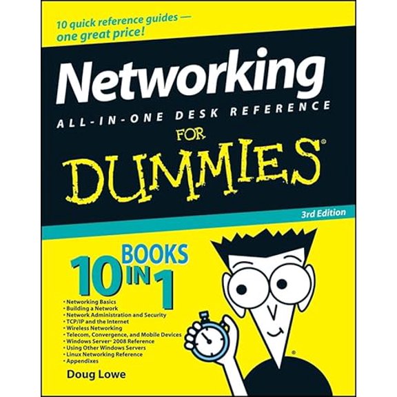 Pre-Owned Networking All-in-One Desk Reference for Dummies (Paperback) 0470179155 9780470179154