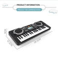 thumbnail image 3 of Teclado portátil de 37 teclas Piano Música para niños Piano Instrumento musical multifunción Guardung EL011331-00, 3 of 5
