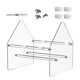 thumbnail image 1 of Organizador de discos de vinilo acrílico, accesorios transparentes, soporte de exhibición para mesa, organizador para revistas de cómics, 1 of 7