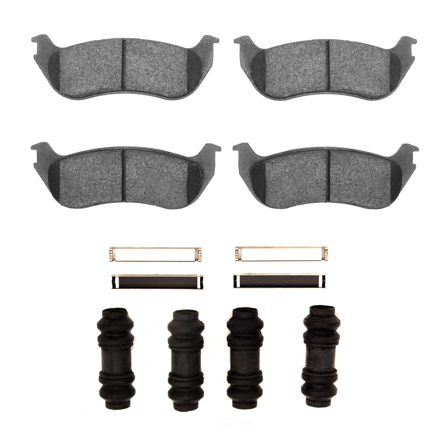 Dynamic Friction Company 1551-0881-01 DFC 5000 Advanced Brake Pads - Ceramic and Hardware Kit - OE
