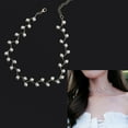 thumbnail image 4 of Shisuyan Collier Simple Tendance Élégant Charme Perles Simulées Collier Ras du Cou pour Femmes (Doré), 4 of 8