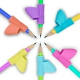 thumbnail image 3 of 6pcs Kids Pencil Holder Grips Pen Writing Grip Posture Correction Tool, 3 of 5