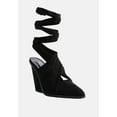thumbnail image 5 of Mama Fav Lace Up Block Heel Mules, 5 of 8