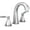 Chrome, variant on Delta 35775-Mpu-Dst Stryke 1.2 GPM Widespread Bathroom Faucet - Black