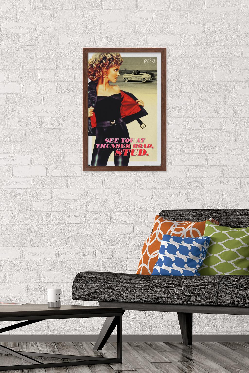 Grease - Stud Wall Poster, 14.725" x 22.375", Framed