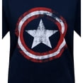 thumbnail image 5 of Captain America tsjuncapdissym-cs Captain America Womens Distressed Symbol T-Shirt - Small, 5 of 7