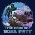 thumbnail image 2 of Boy's Star Wars: The Book of Boba Fett Rancor and Boba  Graphic Tee Navy Blue X Large, 2 of 4