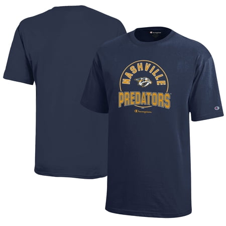 Youth Champion Navy Nashville Predators Jersey T-Shirt