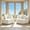 Pillow Top Arms, variant on AUU Set of 2 Modern Hexagonal Chenille Lounge Chairs – Modular Single-Seat Sofas with Spring Coil Comfort, Compressed Shipping, and Non-Slip Base for Living Room, Bedroom, or Lounge