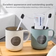 thumbnail image 5 of Kearding Taza de enjuague bucal, soporte de almacenamiento de taza para niños de Color de contraste con asa, accesorios de herramientas de de Almacenamiento y organización del hogar Azul Kearding HA011961-01, 5 of 5