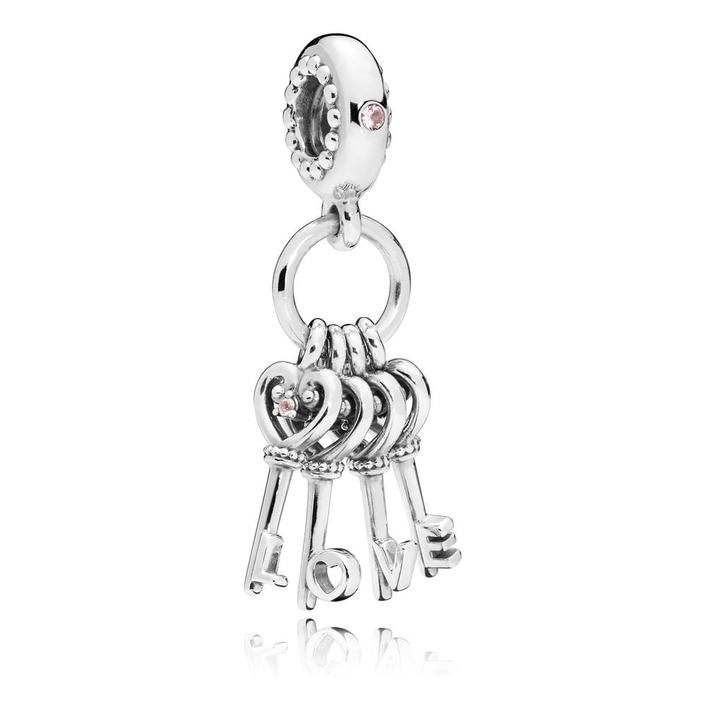 PANDORA Keys of Love Dangle Charm 797654NPMMX