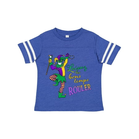 

Inktastic Laissez Les Bon Temps Rouler- Let the Good Times Roll Mardi Gras Jester Gift Toddler Boy or Toddler Girl T-Shirt