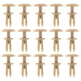thumbnail image 1 of MOVTOTOP 30pcs Bumper Retainer Clips Car Plastic Rivets Fasteners Push Retainer Kit Auto Push Pin Rivets Door Trim Panel Clips Beige Color, 1 of 8
