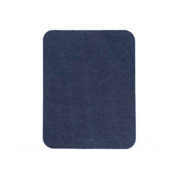 Bearachild Pack de 12 Parches de Mezclilla DIY Azul oscuro 12.5*9.5 cm
