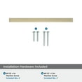 thumbnail image 6 of Amerock Monument 5-1/16 inch Center-to-Center Golden Champagne Cabinet Pull, 10 Pack, 6 of 7