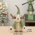 thumbnail image 3 of BINGLI Christmas Reindeer Decoration Plush Stuffed Xmas Deer Holiday Decoration Handmade Swedish Christmas Table Decor Ornament Elk Figurines for Home Indoor Fall Winter Party, 3 of 9
