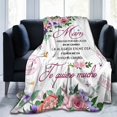 thumbnail image 7 of Mama Mom Throw Blanket, Gifts For Men Women, Soft Warm Cozy Lightweight Fleece Throw Blankets Sherpa Fuzzy Stuff For Bed Sofa Couch Chair 50"X40", 7 of 7