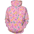 thumbnail image 3 of Sudadera con capucha para hombre, sudadera con estampado de helado en 3D, sudadera con capucha para hombre, sudadera con capucha divertida de gran tamaño con gráficos para primavera y otoño, jerséis d, 3 of 5