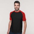 thumbnail image 3 of Kariban Mens Short Sleeve Baseball T-Shirt, 3 of 3