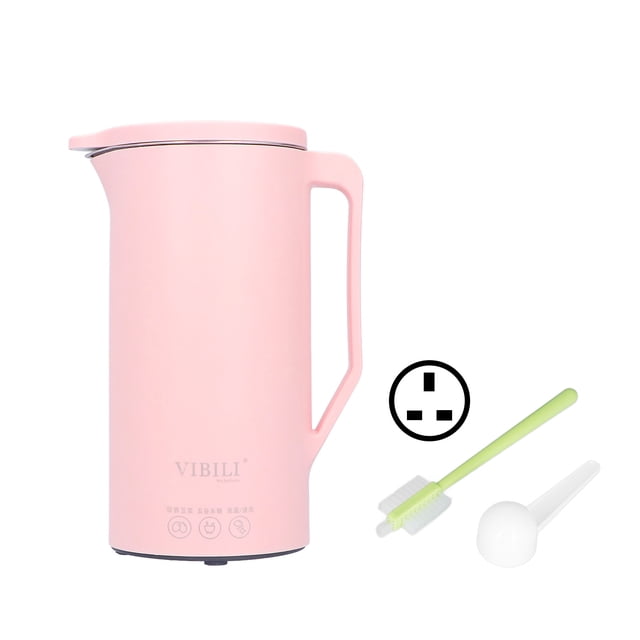 Vaso de licuadora Mini portátil, 4 hojas, 350ml, licuadora recargable por USB, exprimidor para cocina, frutas, verduras, jugo, enchufe británico de 220V