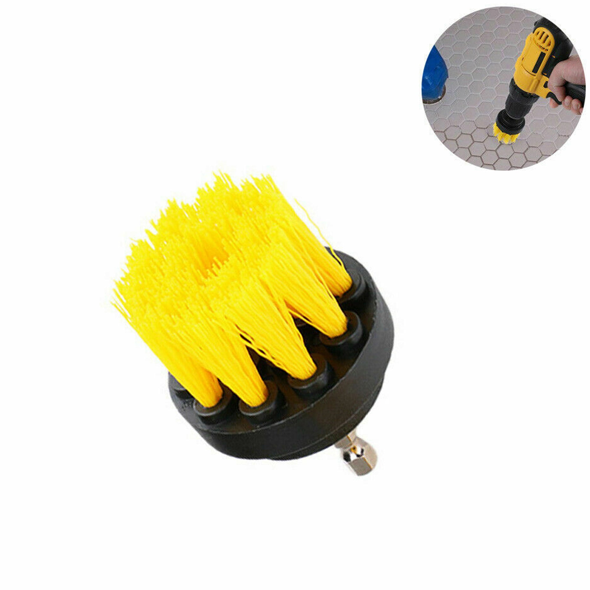 Sunisery 3/1PCS Drill Brushes Cordless Drill Powered Spinning Brush Kit