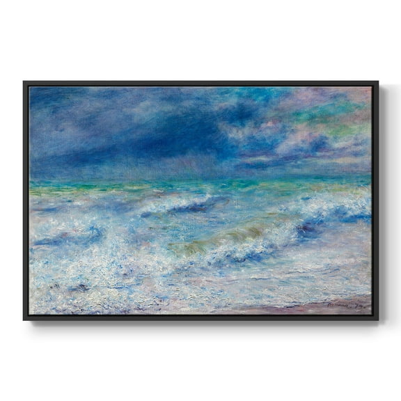 Vintage Landscape-CXIX By Wexford Home Framed in Black Wood Gallery Wrapped Canvas 17 in. x 25 in.