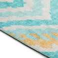 thumbnail image 6 of Addison Rugs Indoor/ Outdoor Addison Yuma Southwest Ikat Washable Area Rug 2'3" x 7'6" - Aqua, 6 of 8
