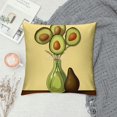 thumbnail image 2 of Shiartex Avocado Pillow Cushion Covers Home Decor Aesthetic Decorative 1PC 24x24in, 2 of 5