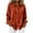 Brick Red, variant on ManxiVoo Women's Corduroy Shirt Lapel Collar Fitted Shoulder Long Sleeve Casual Street Style Top for Fall Layering L Size Black