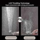 thumbnail image 4 of High Pressure Shower Head,Handheld Showerhead with ON/Off Full Shutoff Push Button Angle-Adjustable, 4 of 5