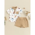 thumbnail image 2 of CLXMCS Graffiti Leaf Layout 54 Men's Long Sleeve Shirts, Casual Button Down Shirts, Regular Fit Dress Shirt with Pocket, 2 of 8