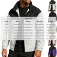 thumbnail image 3 of Men's Lightweight Rain Jackets Windbreaker Waterproof Outdoor Hiking Travel Sport Jacket Mens Solid Long Sleeve Zipper Comfy Windproof Sweatproof Coat, 3 of 7