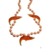 Shrimp and Pearl Mardi Gras Beads Party Favor Necklace