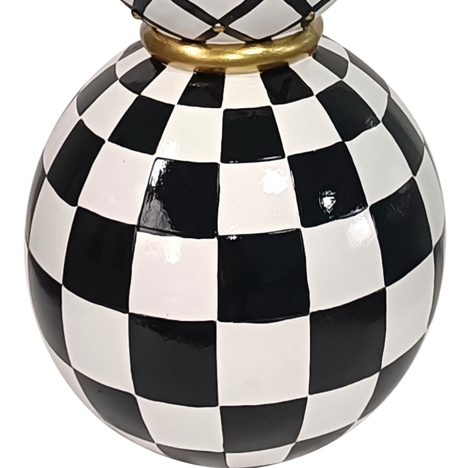 Fraser Hill Farm Black and White Finial Christmas Decoration, 36-In.