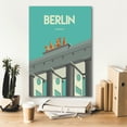 thumbnail image 5 of Epic Graffiti 'Berlin' by Arctic Frame Studio, Canvas Wall Art, 18"x26", 5 of 8