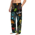 thumbnail image 6 of Logiee Play Game3 Print Pajama Pants for Men,Men’s Pajama Bottoms,Mens PJ Pants with Pockets & Button Fly-Small, 6 of 6