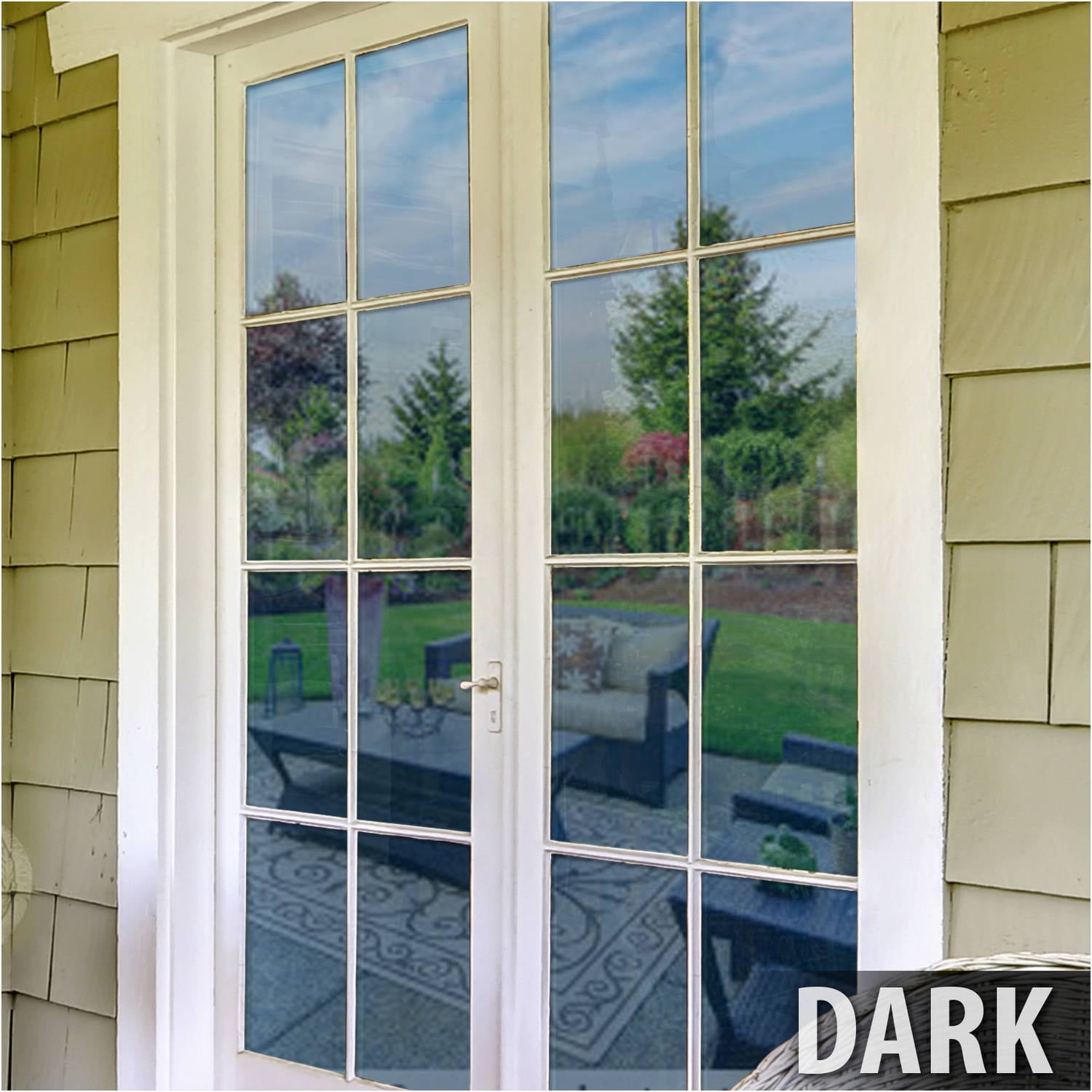BDF PRBL Premium Color High Heat Control and Daytime Privacy Blue Window Film 24in X 12ft