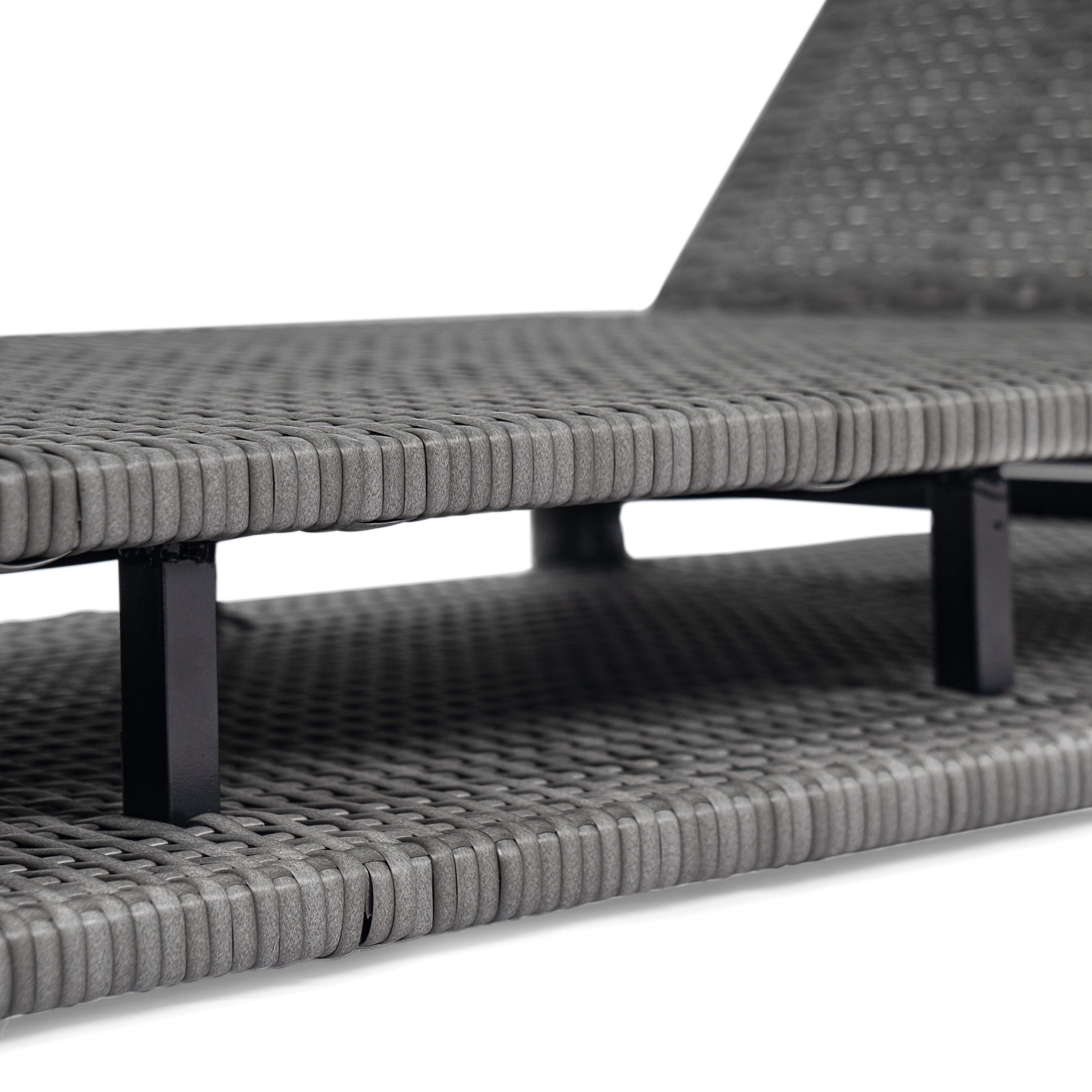 Christopher Knight Home Coastal Outdoor Chaise Lounges with Cushions, Solid Wood Frame, Grey, Set of 2