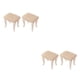 thumbnail image 1 of Toystoory Taburete de bar rectangular elástico, elegante y versátil, de 2 piezas, cubre el espacio con facilidad y fácil de limpiar, color beige 2Conjunto, 1 of 6