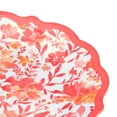 thumbnail image 6 of (2 pack) The Pioneer Woman Floral Melamine Salad Plate, Coral, Scalloped Edges, Dishwasher Safe, 6 of 9