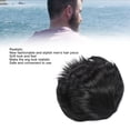 thumbnail image 3 of Men's Wig, Fashionable Short Hair Toupee, Full Textured, Stylish, Versatile for Parties, Daily Life, High Temperature Synthetic Fiber Wig, 3 of 7
