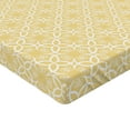 thumbnail image 2 of Ambesonne Yellow and White Fitted Sheet 2 Pcs Set, Ornate Floral, Twin XL, Pale Yellow White, 2 of 3