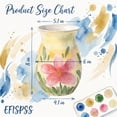 thumbnail image 4 of EFISPSS 8 Inch Single Peony Ceramic Flower Vase, Hand Painted Jingdezhen Vintage Decorative Vase for Home Decor, 4 of 5