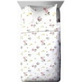 thumbnail image 2 of Disney Princess Pretty Floral 5 Piece Twin Size Kids Bed Set with Sham, 2 of 5