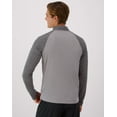 thumbnail image 3 of Hanes Cool DRI Men's Quarter Zip Pullover Black/Graphite L, 3 of 7