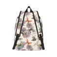 thumbnail image 3 of Daiia Flying Butterflies-1 Vintage Canvas Backpack for Men and Women ,Hiking Backpack,Travel Laptop Bag for School,Large Capacity Backpack, 3 of 8