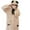 Beige, variant on Women's Fluffy Robe Cute Fleece Full Length Bathrobes Soft Plush House Coat with Hood for Adult M-XXL